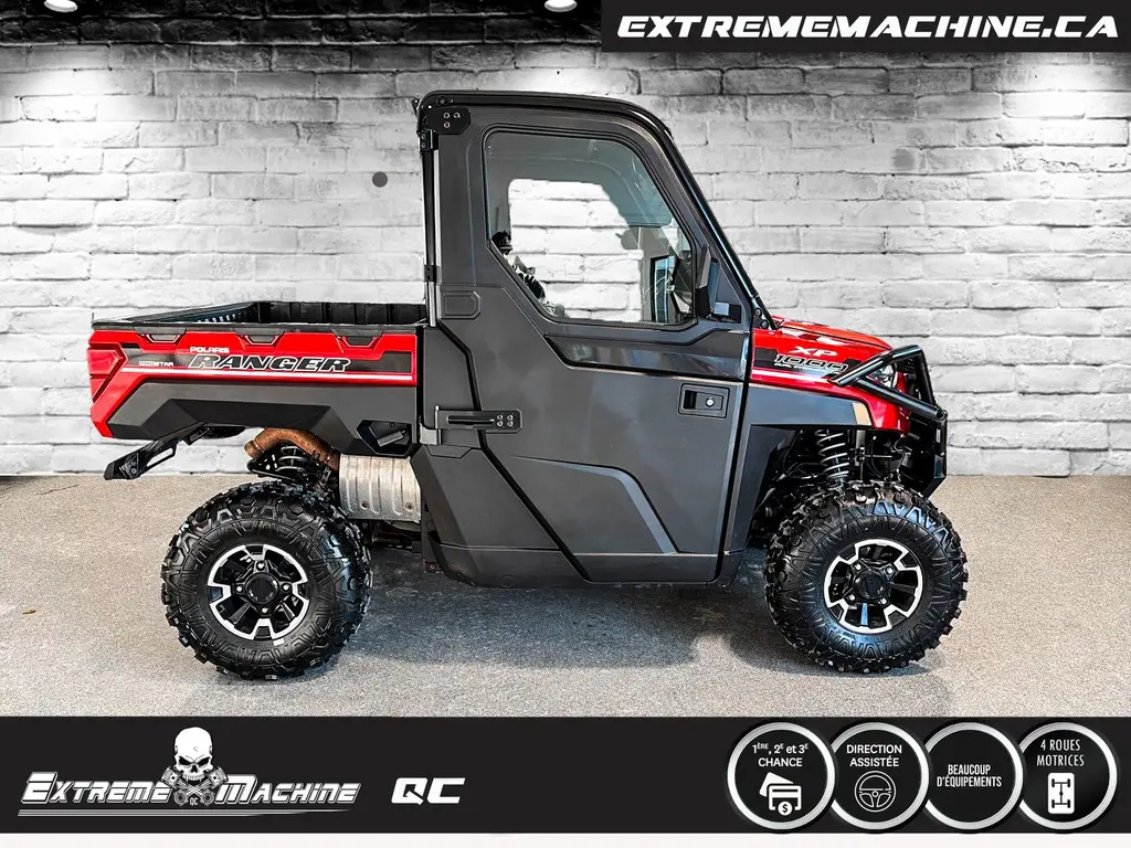 Polaris RANGER XP 1000 AVEC CABINE COMPLÈTE 2018 - BEAUCOUP D'ACCESSOIRES!!!