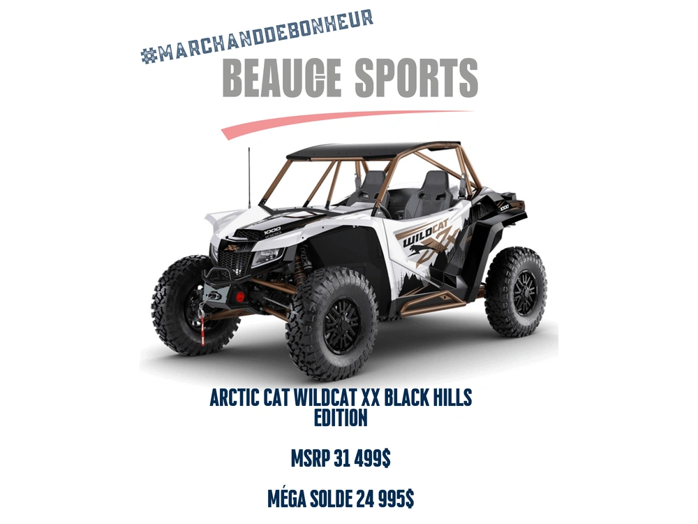 Arctic Cat Wildcat Xx Limited Black Hills Edition | 🌟 Comparable Rzr Xp 1000 & Maverick X3 🌟 | 2025 alt