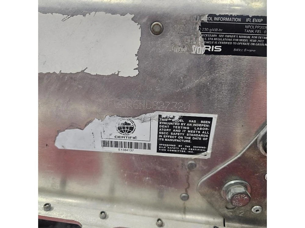 2022 Polaris 850 Matryx Slash Rmk Khaos 155 alt