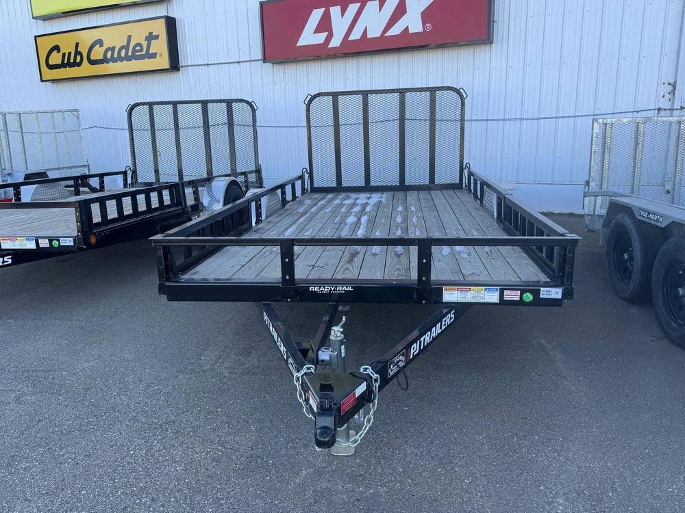2025 Pj Trailers Trailers 1u141 83" X 14' Single Axle Utility alt