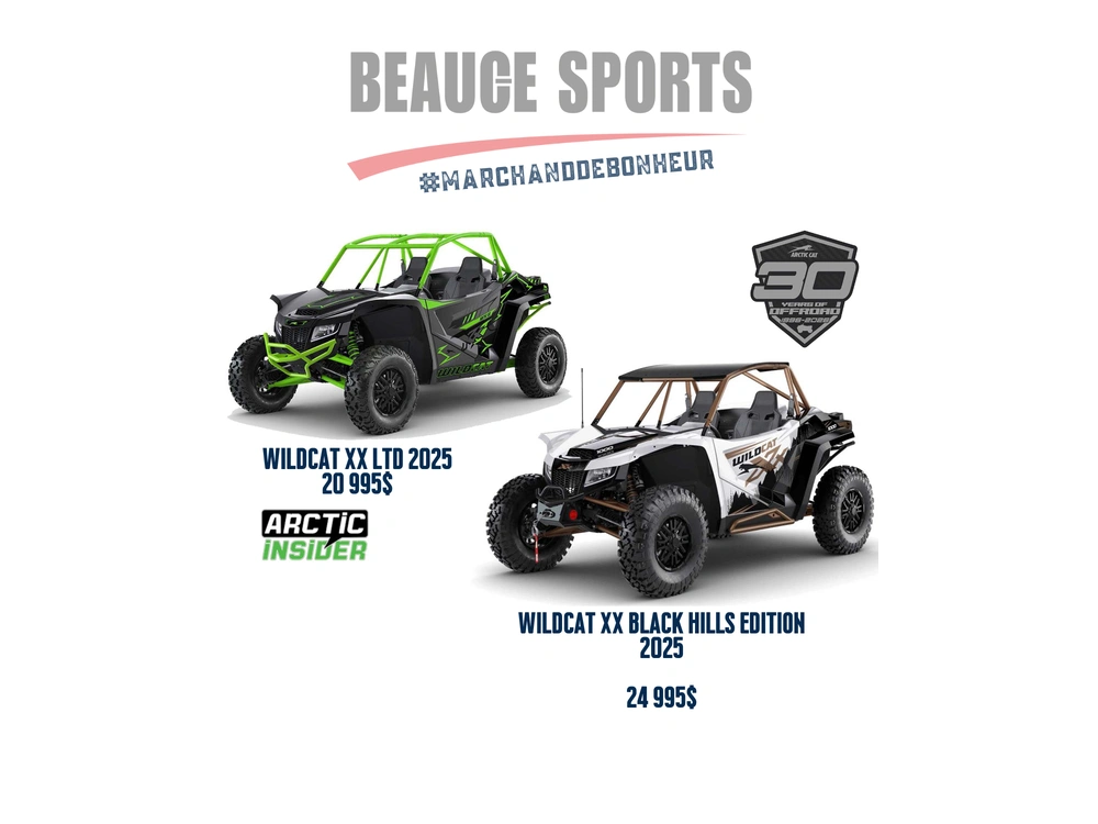 Arctic Cat Wildcat Xx Limited | 🌍 Concurrents : Rzr / Maverick / Talon 1000 🌍 | 2025 alt