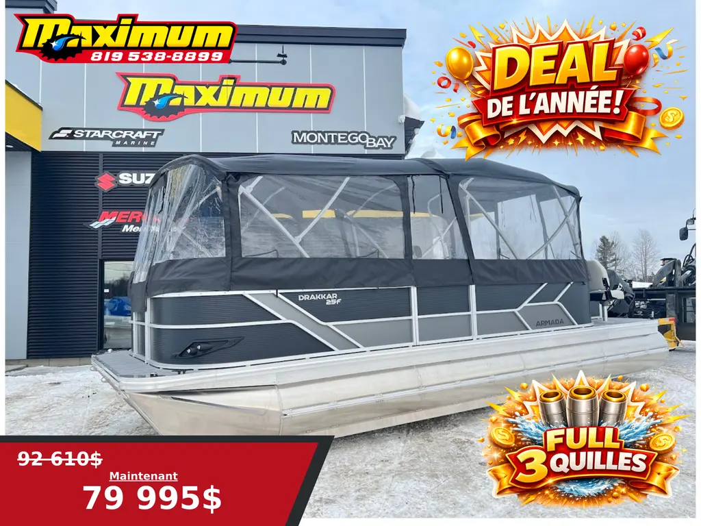 Armada DRAKKAR 2026 - 25 FISH (FULL 3 QUILLES)