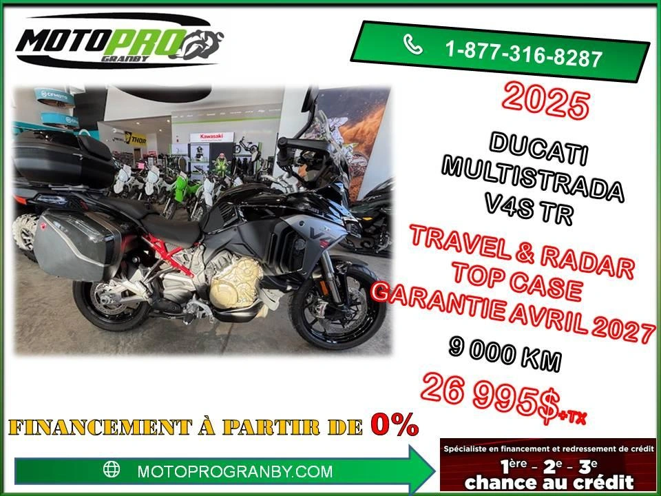Ducati Multistrada V4s Tr Travel & Radar Impeccable Top Case 2025 alt