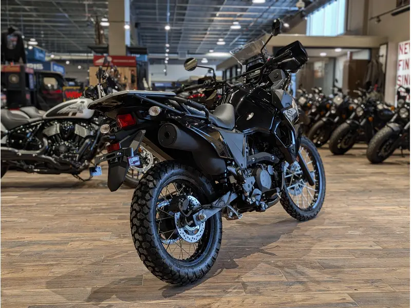 2026 Kawasaki KLR650 S // Metallic Spark Black