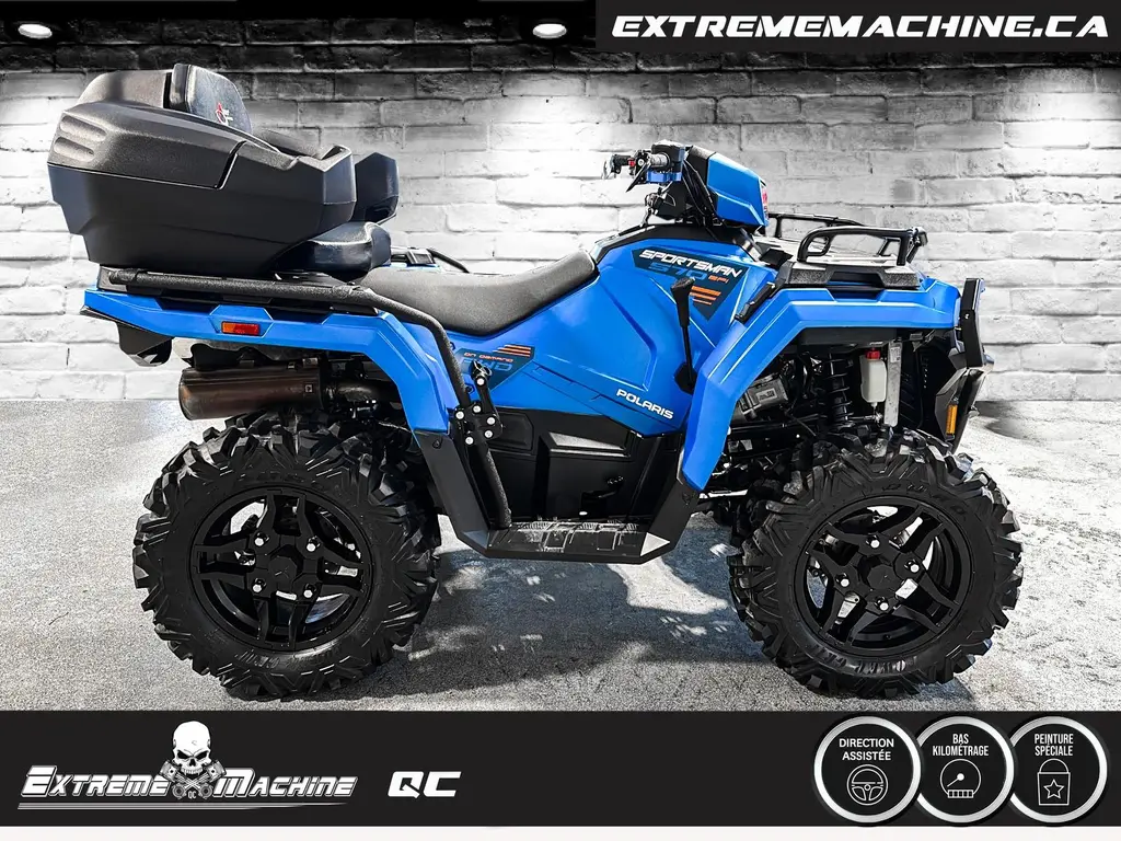 Polaris SPORTSMAN 570 TRAIL ELECTRIC BLUE 2024 - SEULEMENT 285 KM !!!