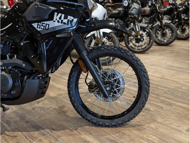 2026 Kawasaki KLR650 S // Metallic Spark Black