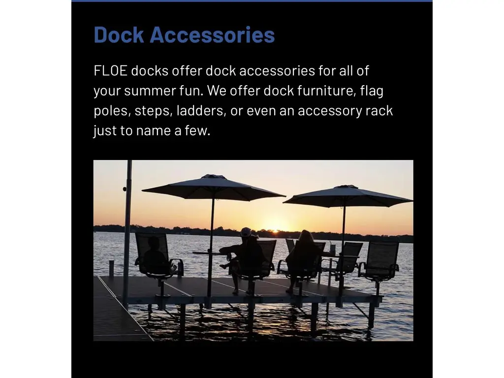 2026 Floe Floe Dock Accessories