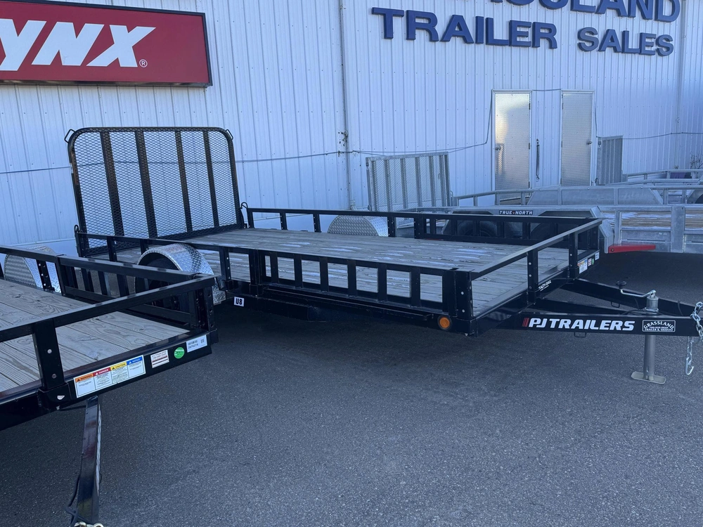 2025 Pj Trailers Trailers 1u141 83" X 14' Single Axle Utility alt