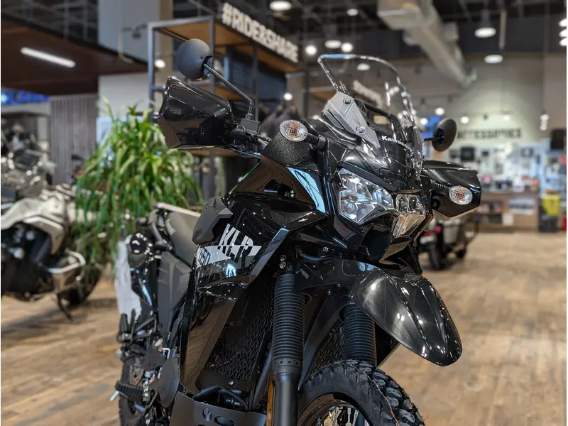 2026 Kawasaki KLR650 S // Metallic Spark Black