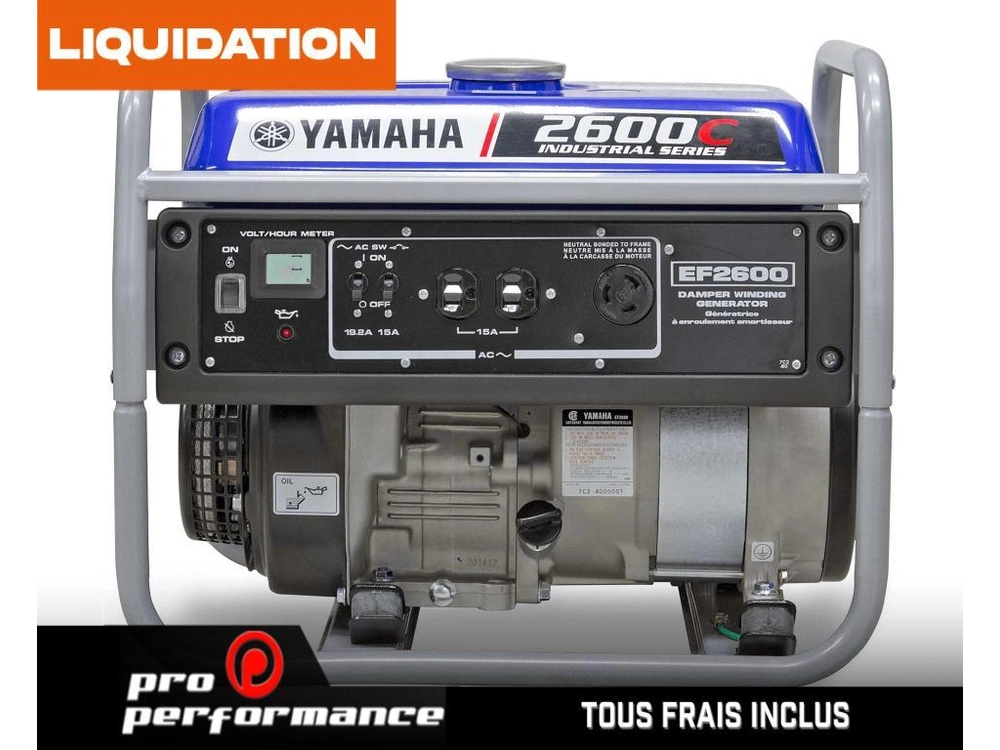 2024 Yamaha Génératrice - Ef26c alt