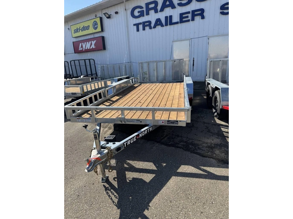 2025 True North North Galvanized 83" X 16' Tandem Axle Trailer Tnul21632esyga alt