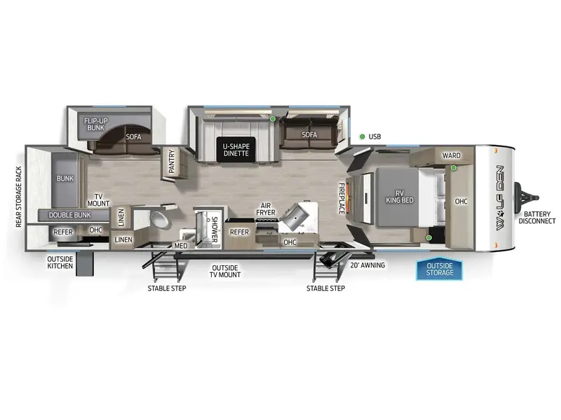 2026 Cherokee 301BH Wolf Den