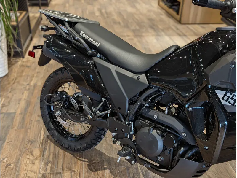 2026 Kawasaki KLR650 S // Metallic Spark Black