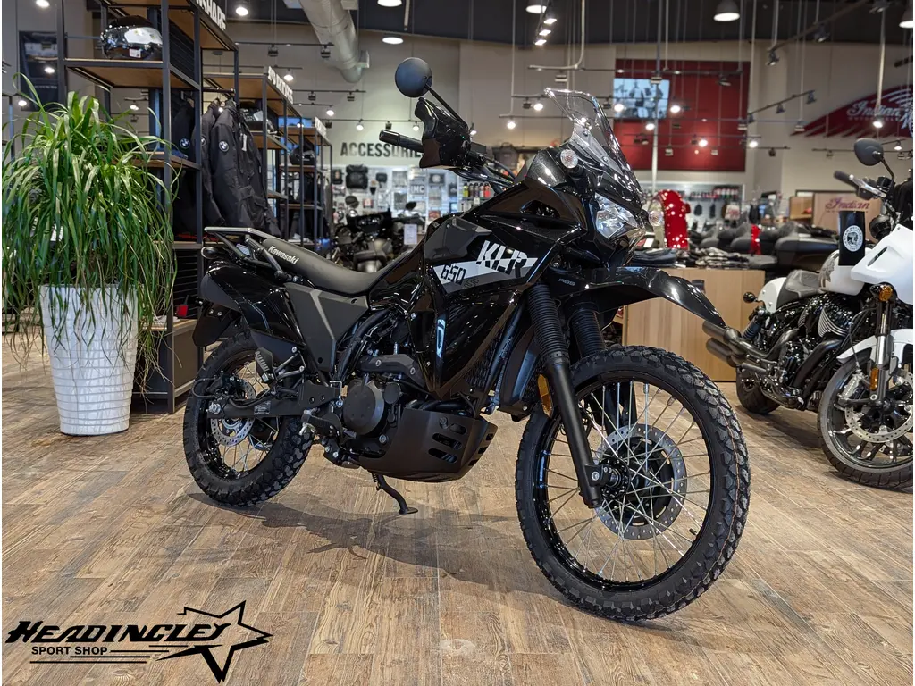 2026 Kawasaki KLR650 S // Metallic Spark Black 