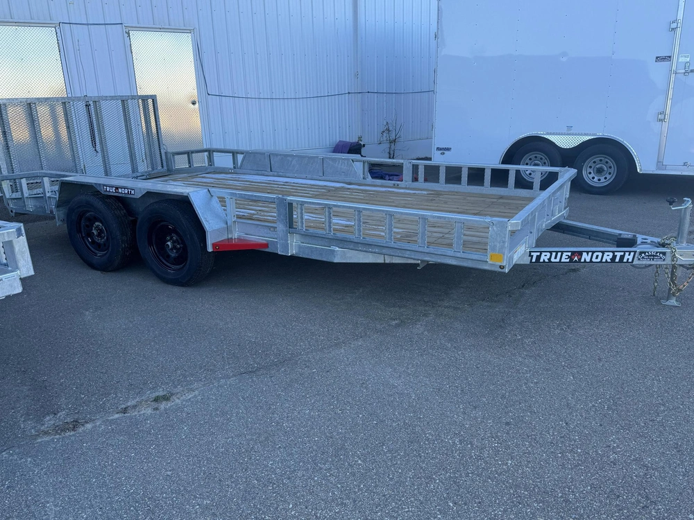 2025 True North North Galvanized 83" X 16' Tandem Axle Trailer Tnul21632esyga alt
