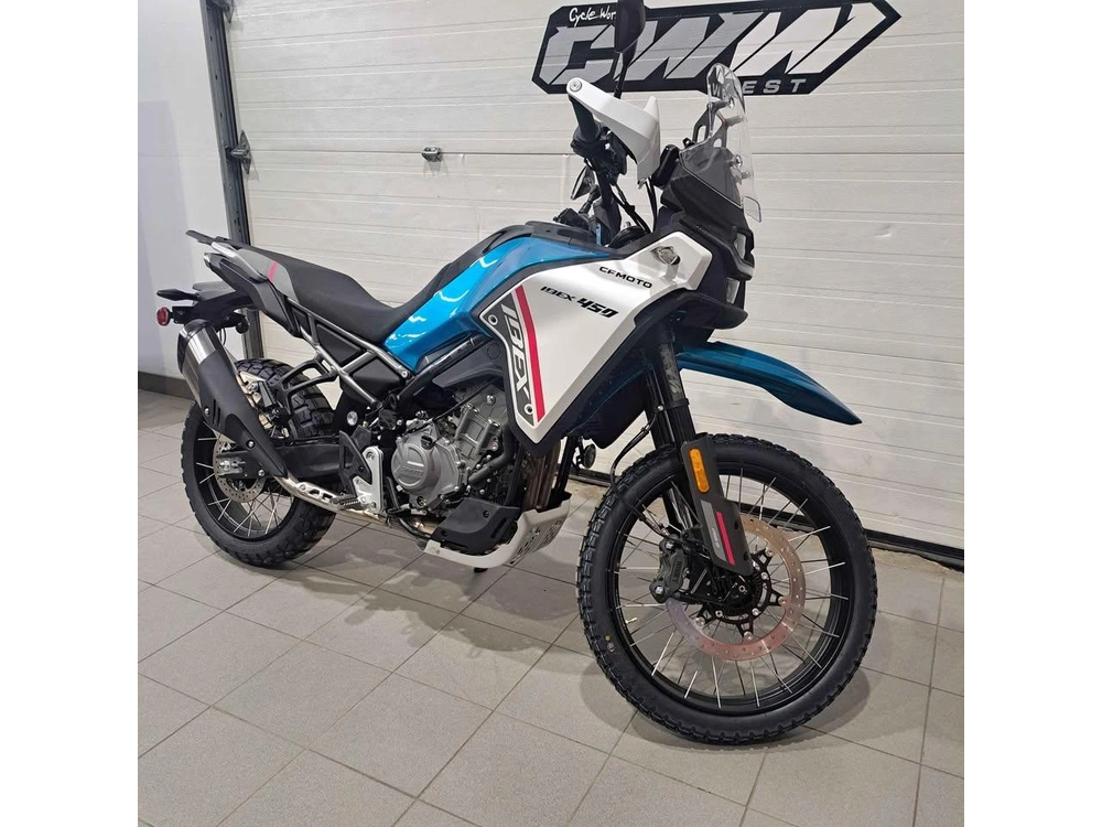 2026 Cfmoto Ibex 450 Zephyr Blue alt
