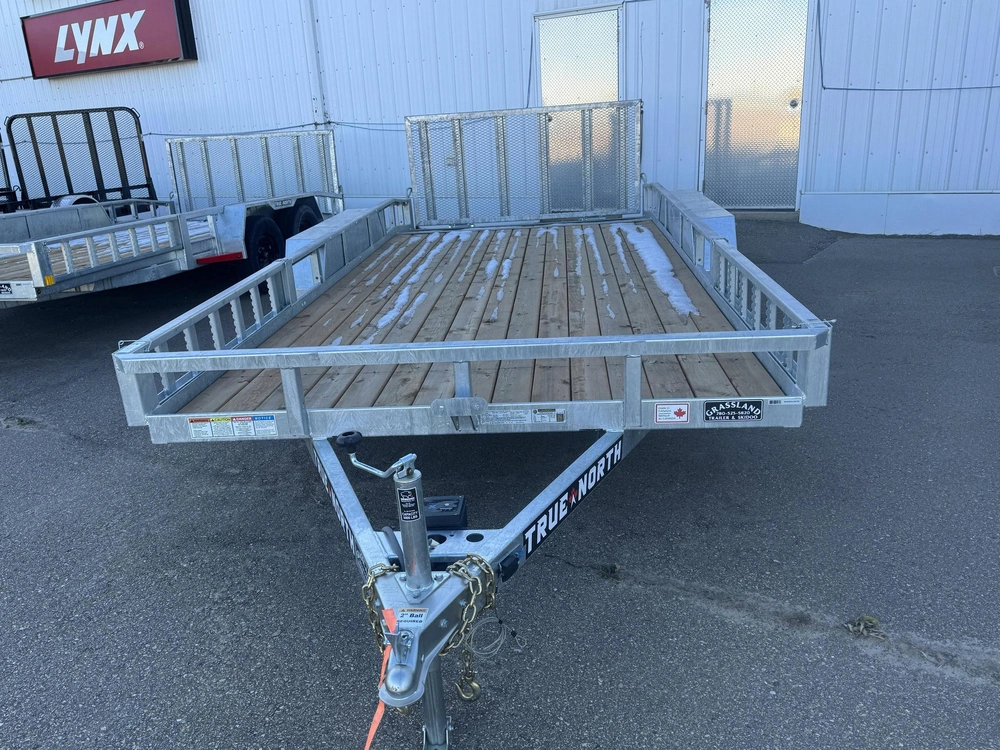 2025 True North North Galvanized 83" X 16' Tandem Axle Trailer Tnul21632esyga alt