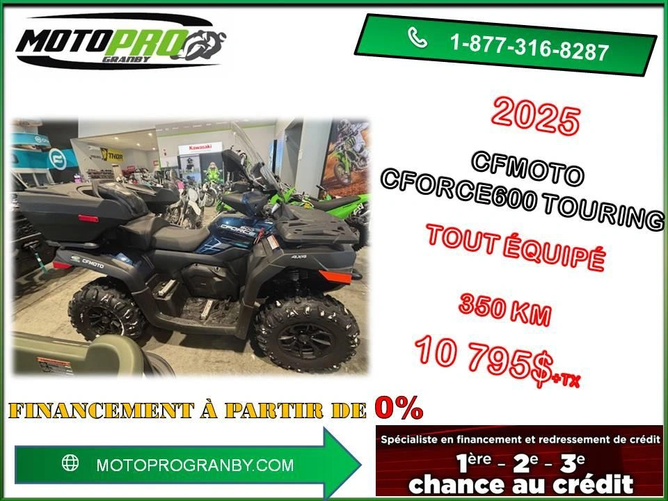 Cfmoto Cforce 600 Touring Cforce600 Touring Vrai 2 Places 2025 alt
