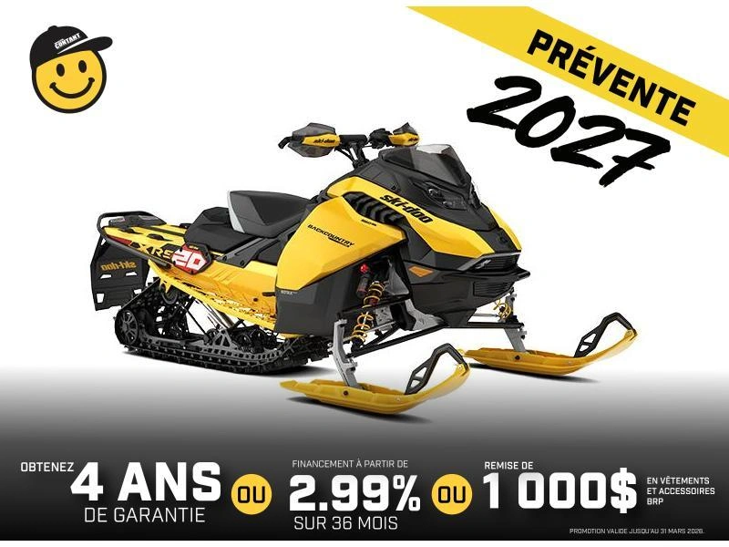 2027 Ski-doo Backcountry X-rs 146 (39'') 850 E-tec Chenille 2.0'' E.s. alt