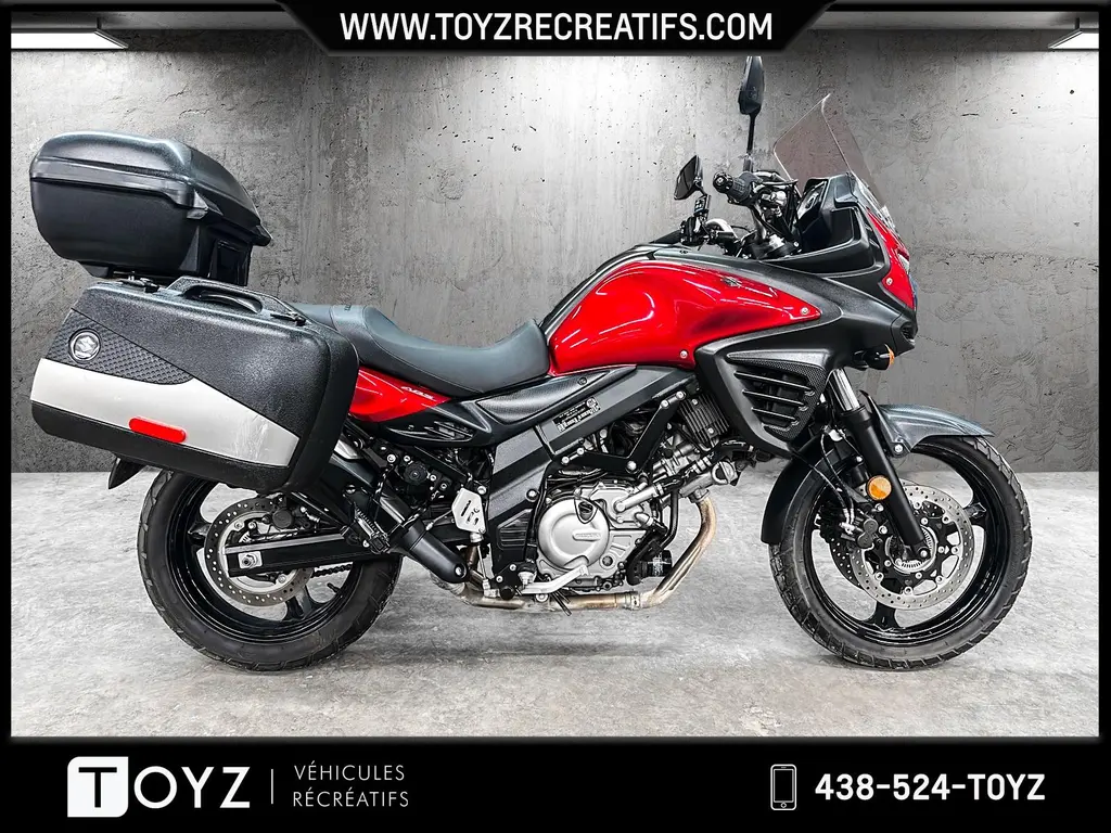 Suzuki V STROM 650 ABS 3 VALISES RIGIDES 2016