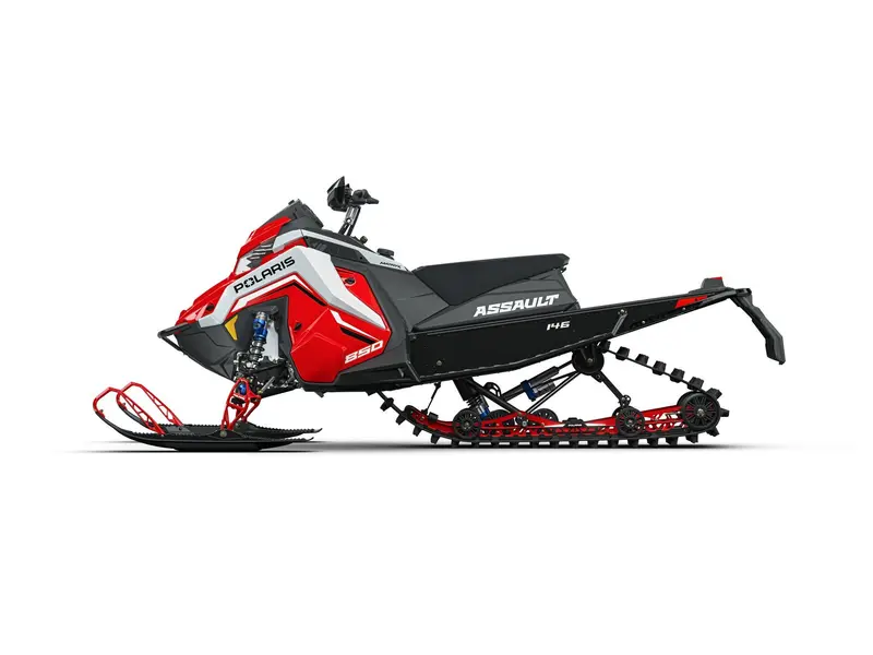 Polaris 850 Switchback Assault 146 Escape // Indy Red/White Lightning/Gloss Black 2027