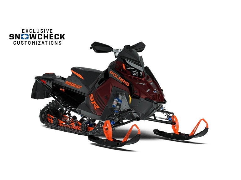 2025 Polaris Patriot 9r Switchback Assault 146 Ghost White Metallic / Gloss Black / Radiant Red alt