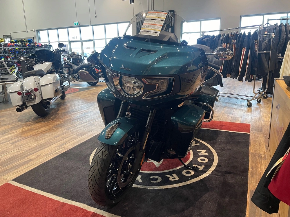 2026 Indian Motorcycle Pursuit Lt 112 W/pb Audio - Cascade Grn/blk Mtllc alt