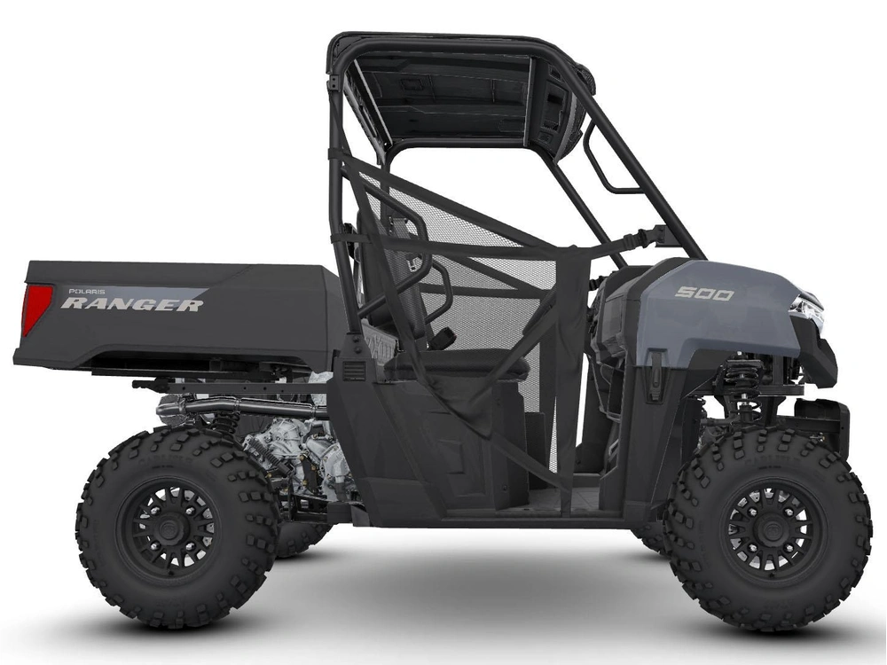 2026 Polaris Ranger 500 Stealth Gray | 🚜 Comparable Can-am Defender Hd5 & Cub Cadet Challenger Mx 🚜 alt