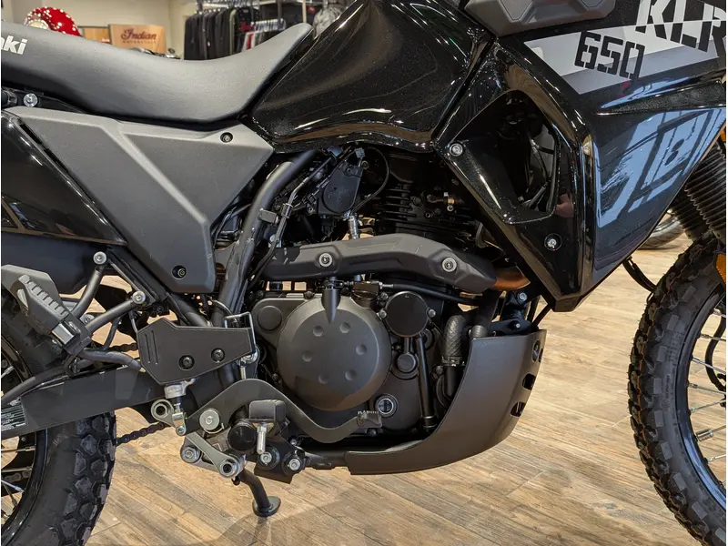 2026 Kawasaki KLR650 // Metallic Spark Black thumbnail 6