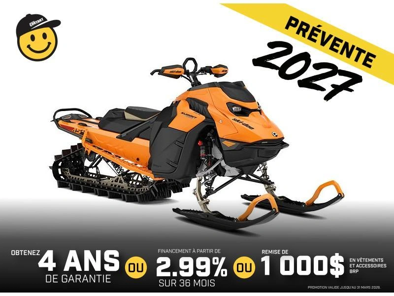 Ski-doo Summit Expert 154 850 E-tec Chenille 3.0'' Shot Écran 10.25'' 2027 alt