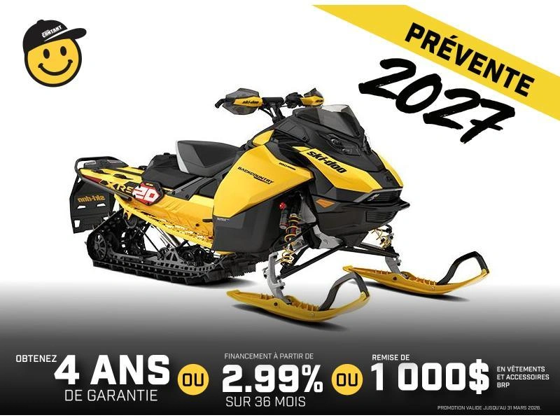 Ski-doo Backcountry X-rs 146 (43'') 850 E-tec Turbo R Storm 150 1.5'' Shot Écran 10.25'' 2027 alt