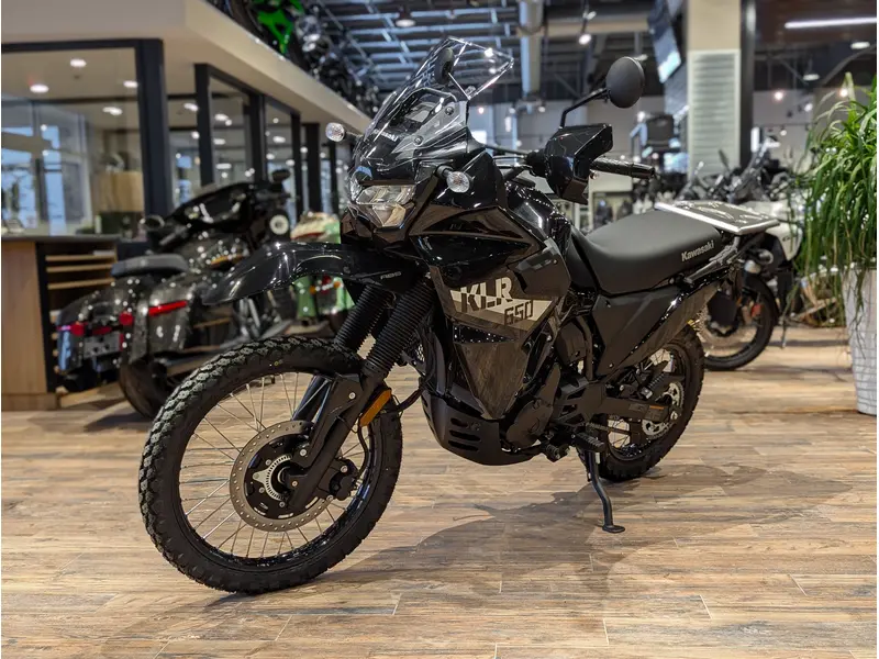 2026 Kawasaki KLR650 // Metallic Spark Black thumbnail 13