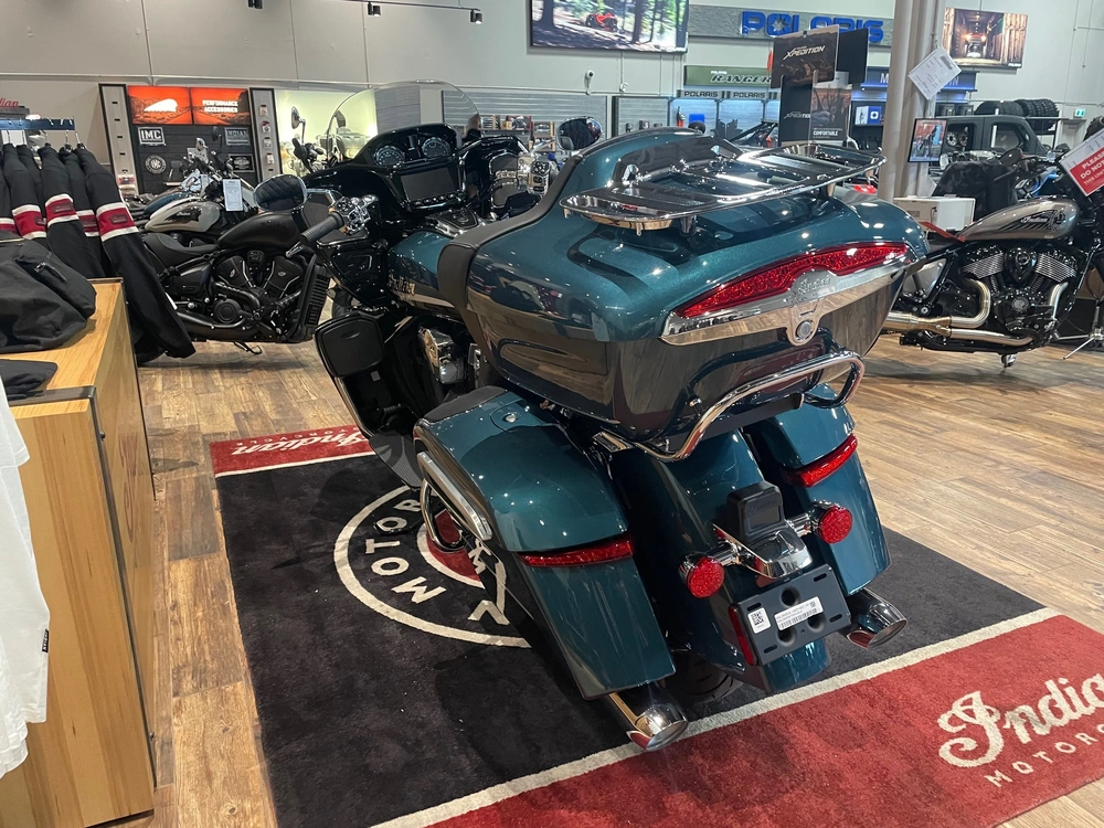 2026 Indian Motorcycle Pursuit Lt 112 W/pb Audio - Cascade Grn/blk Mtllc alt