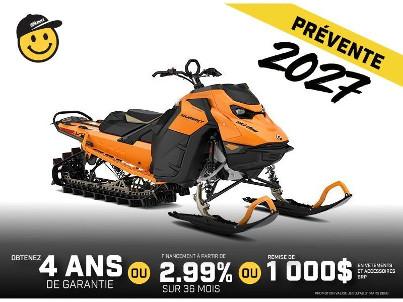 2027 Ski-doo Summit X 154 850 E-tec Turbo R Chenille 3.0'' Shot Écran 10.25'' alt