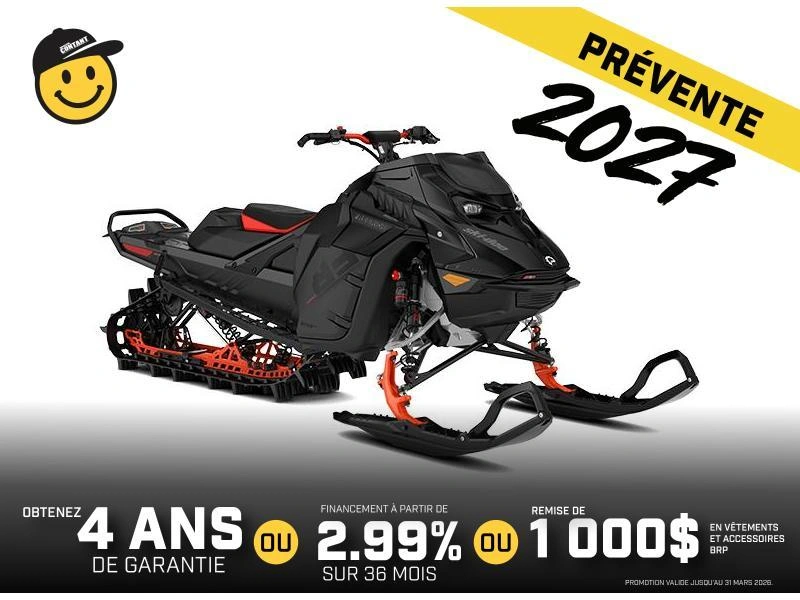 Ski-doo Freeride 147 850 E-tec Turbo R Chenille 3.0'' Shot Écran 10.25'' 2027 alt