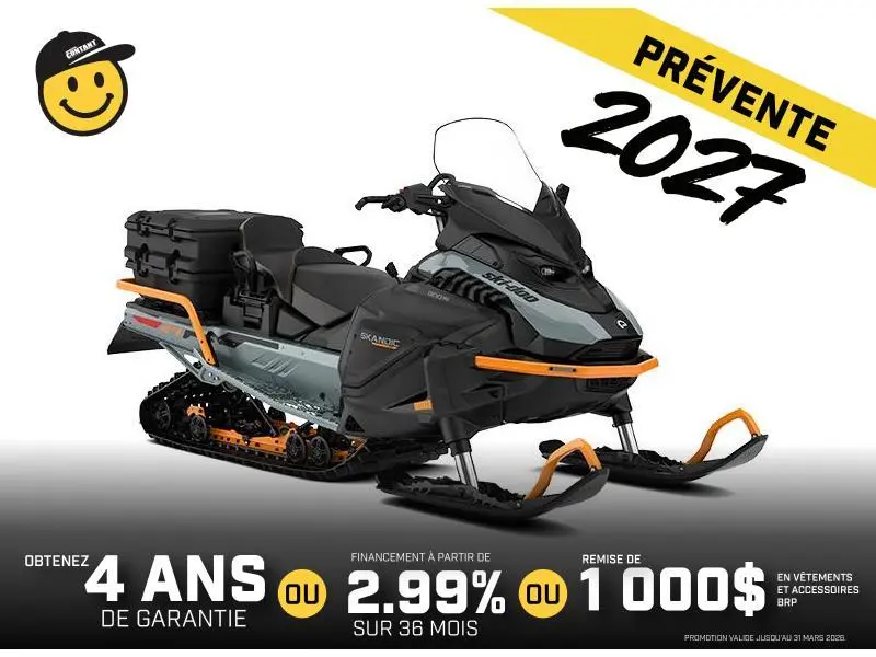 2027 Ski-Doo Skandic SE 20'' 900 ACE Ice Crosscut 1.5'' E.S.