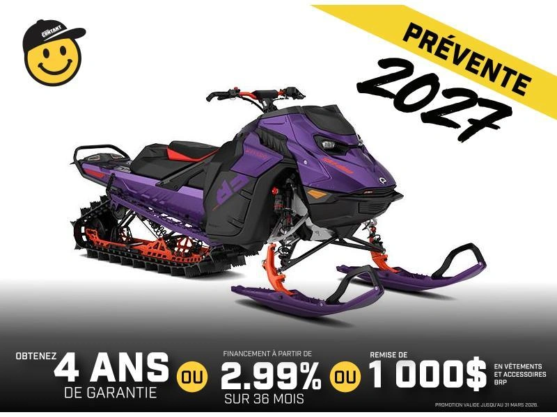 Ski-doo Freeride 154 850 E-tec Chenille 2.5'' Shot Lac 2027 alt