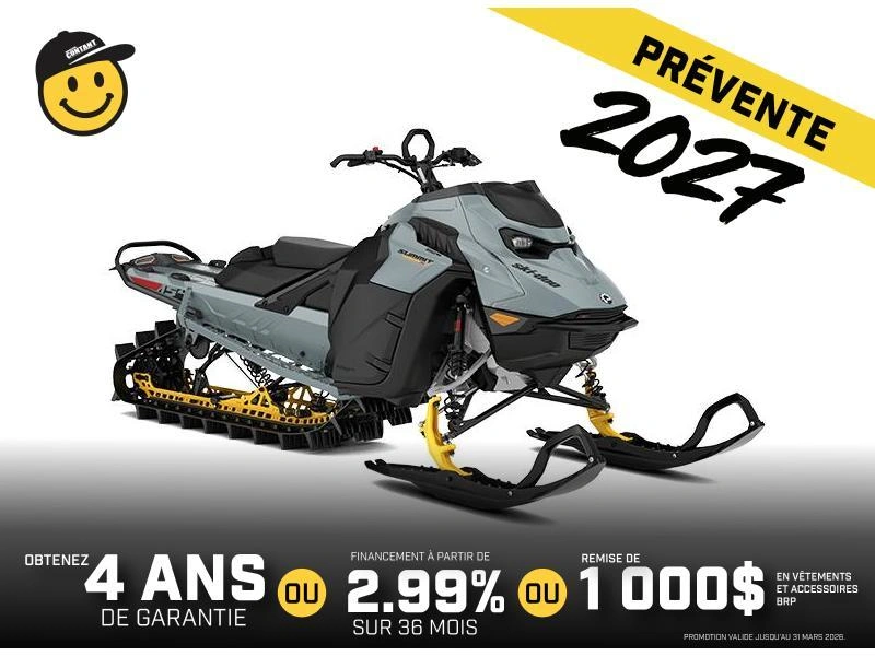 Ski-doo Summit X 154 850 E-tec Chenille 2.5'' Shot Écran 10.25'' Lac 2027 alt