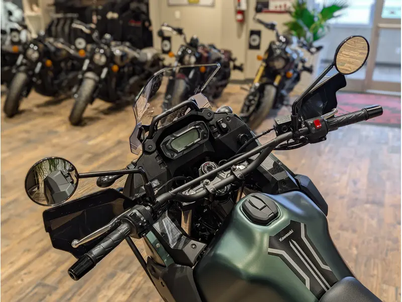 2026 Kawasaki KLR650 Adventure // Metallic Matte Dark Green thumbnail 8