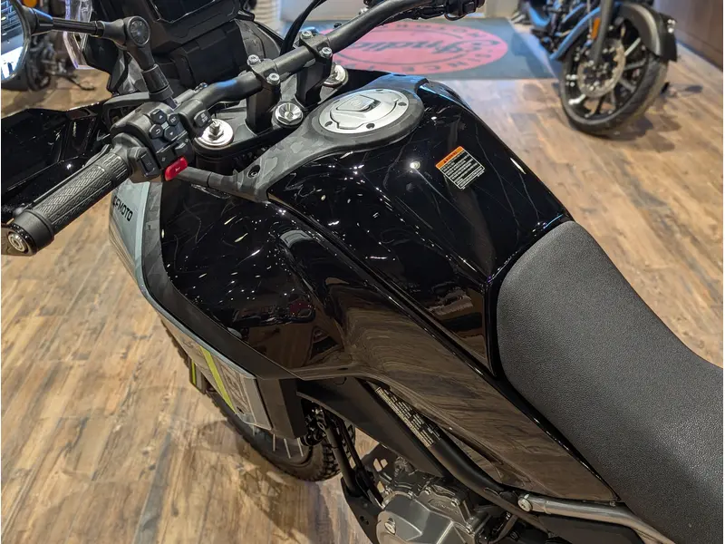 2026 CFMOTO IBEX 450 // Tundra Grey w/ Hard Boxes, Heated Grips & Heightened Windshield