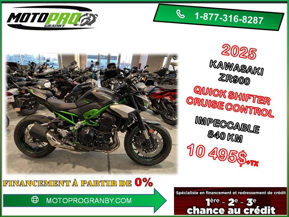 Kawasaki Z900 Abs Zr900 Z900 Zr Z 900 Abs Nouveau Modele Bas Km 2025 alt
