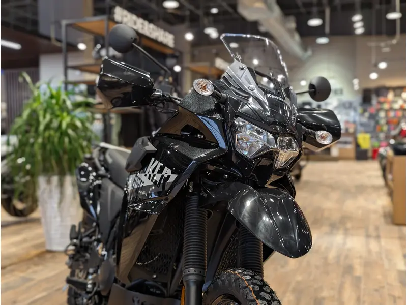 2026 Kawasaki KLR650 // Metallic Spark Black thumbnail 3