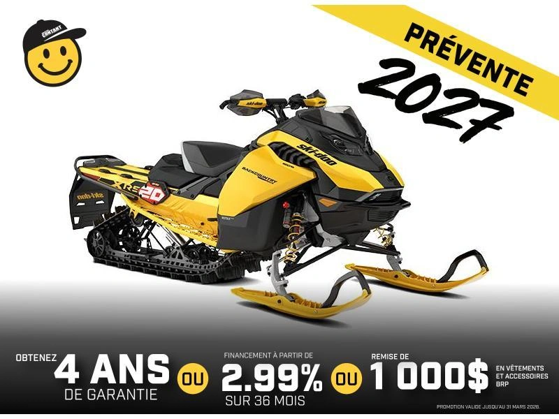 Ski-doo Backcountry X-rs 154 (39'') 850 E-tec Chenille 2.0'' Shot Écran 10.25'' 2027 alt