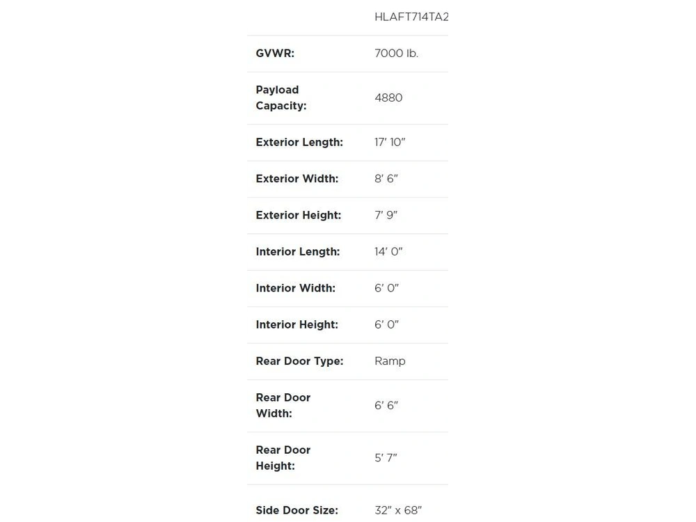 2026 Forest River Haulin Metal Black 4'x6' alt