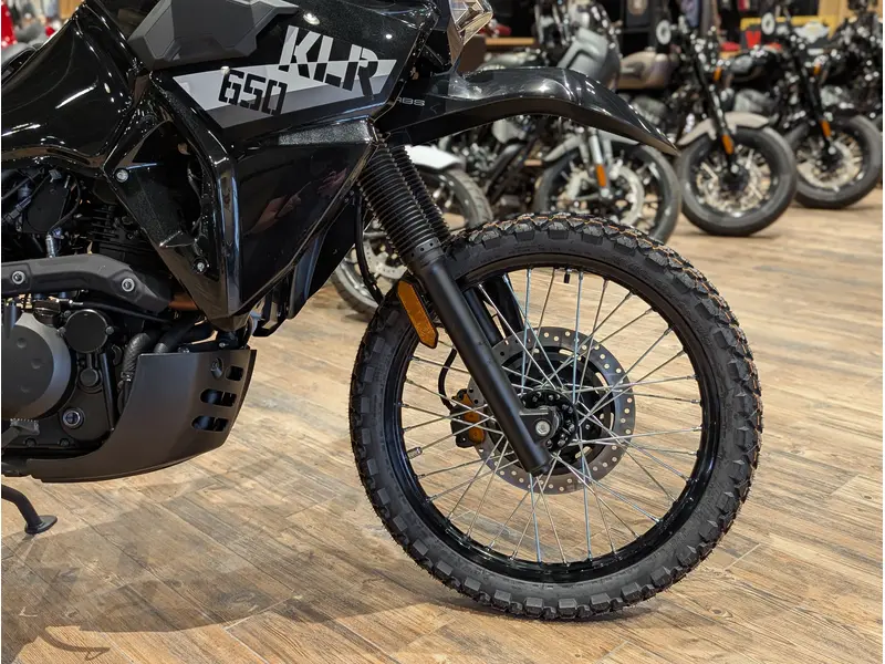 2026 Kawasaki KLR650 // Metallic Spark Black thumbnail 4