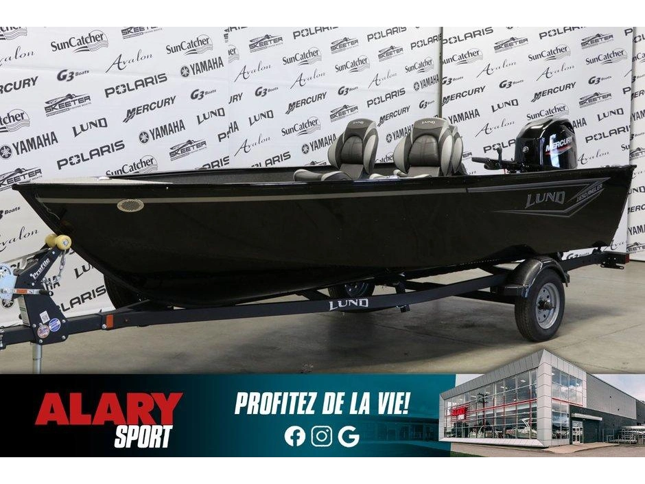 2024 Lund Boat Co Lund 1650 Angler Tiller + Mercury 50 Hp & Remorque alt