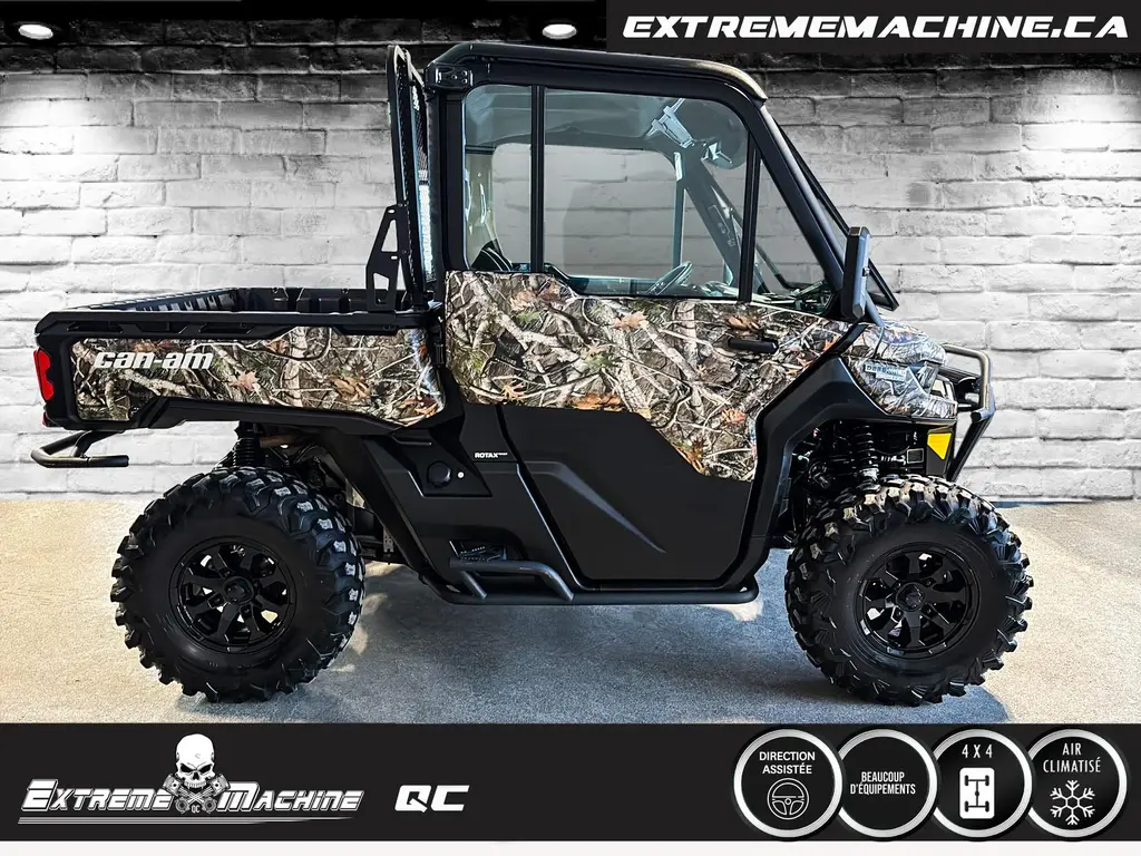 Can-Am CAN AM DEFENDER HD10 LIMITED CAB CAMO 2024 - BEAUCOUP D'ACCESSOIRES!!!