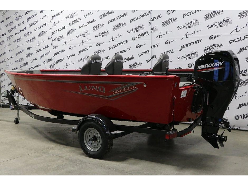 2024 Lund Boat Co Lund 1650 Rebel Xl Tiller + Mercury 60 Hp & Remorque alt