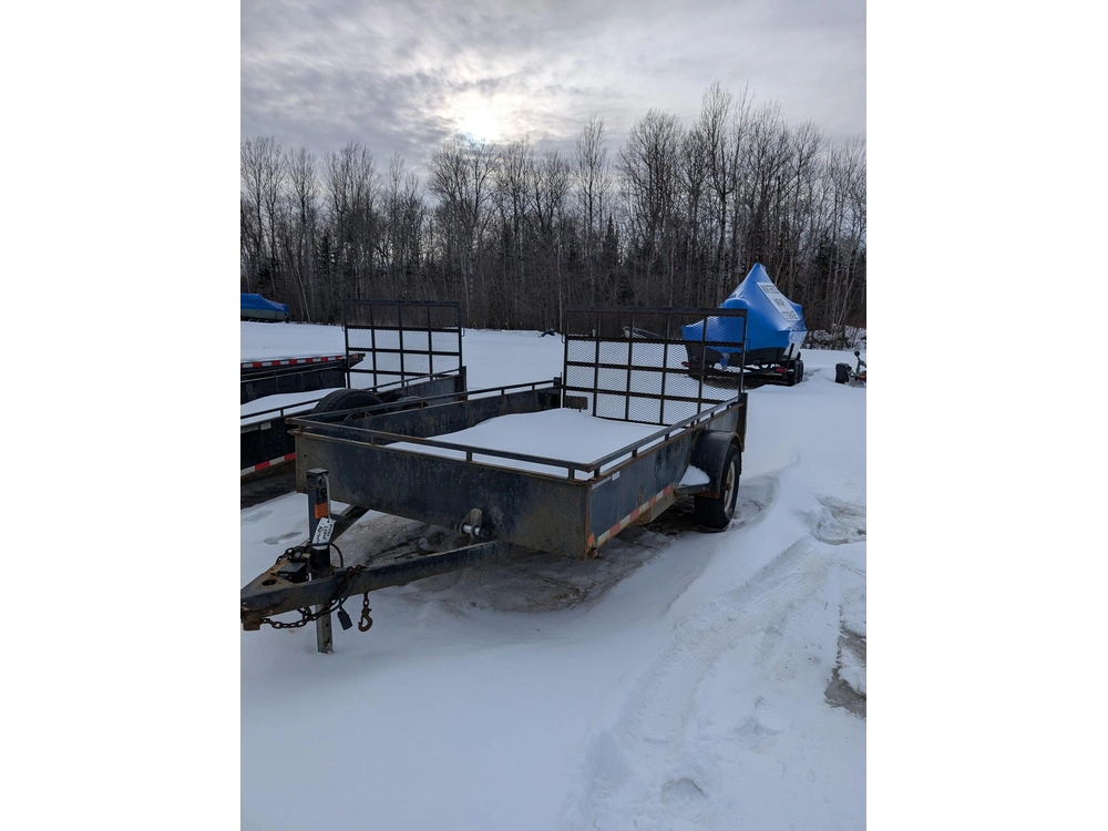 2022 Canada Trailers Utility, Black, Rear Ramp, Ramp Assist alt