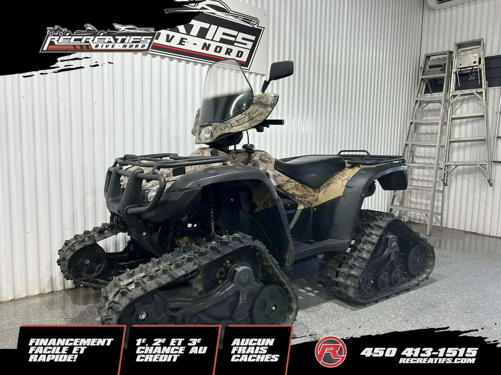 2009 Honda FOREMAN RUBICON 500 PS TRAIL EDITION CAMO **CHENILLE INCLUSE!!**